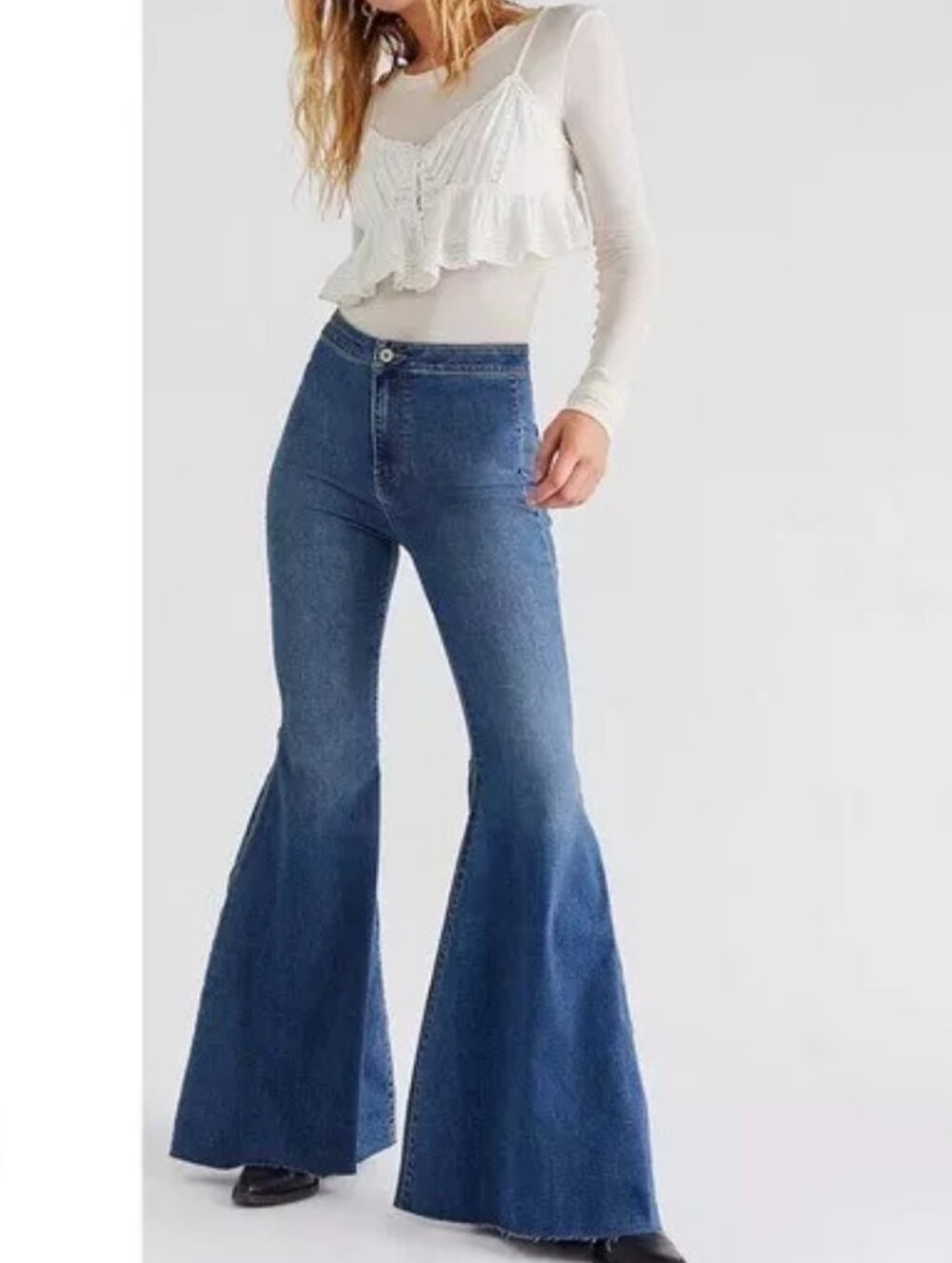 We The Free High Waisted Flare Jeans